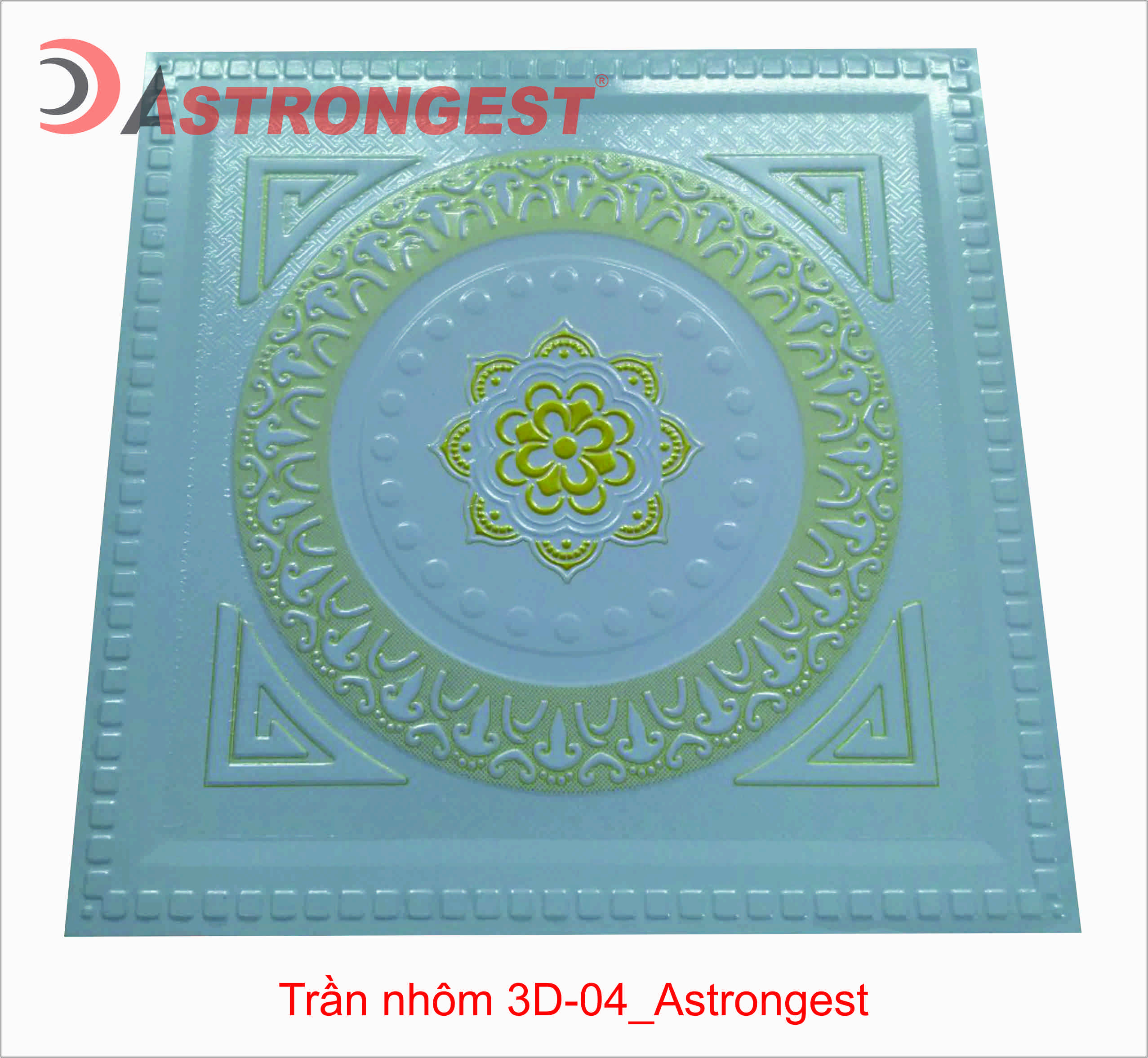 Trần nhôm 3D - 300x300 | Sản phẩm tấm trần hợp kim nhôm Astrongest